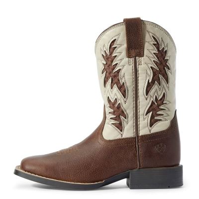 Ariat Cowboy VentTEK Kahverengi Western Csizma Çocuk (27396-338)